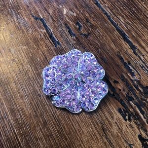 Purple Flower Pin/Brooch